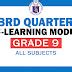 GRADE 9 3RD QUARTER SELF.